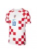Fotbalové Dres Chorvatsko Luka Modric #10 Domácí Oblečení MS 2022 Krátký Rukáv